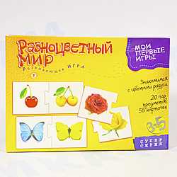 развивающая игра разноцветный мир