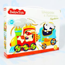 Шнуровка и липучки Паровозик Baby Toys арт.02926