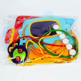Шнуровка и липучки Паровозик Baby Toys арт.02926