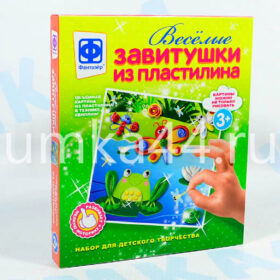 Веселые завитушки из пластилина №4