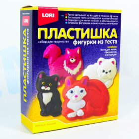 Набор для творчества LORI Фигурки из теста "Милые кошки"