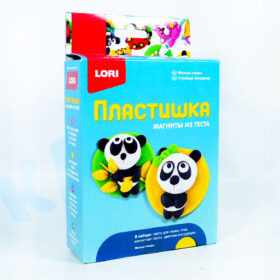 Набор для творчества LORI Магниты из теста "Милые панды"