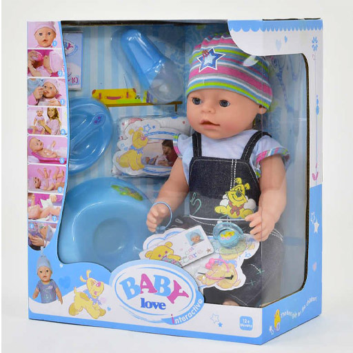 Пупс Baby love с аксессуарами в ассортименте